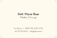 Biglietti da visita Medici e Sanità 5