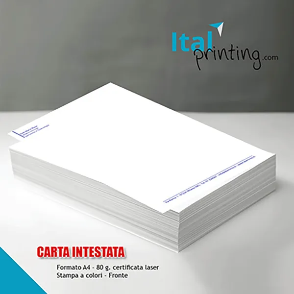 Carta intestata per professionisti