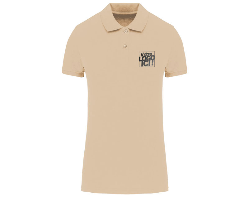 Polo Piqué Bio Femme 180g