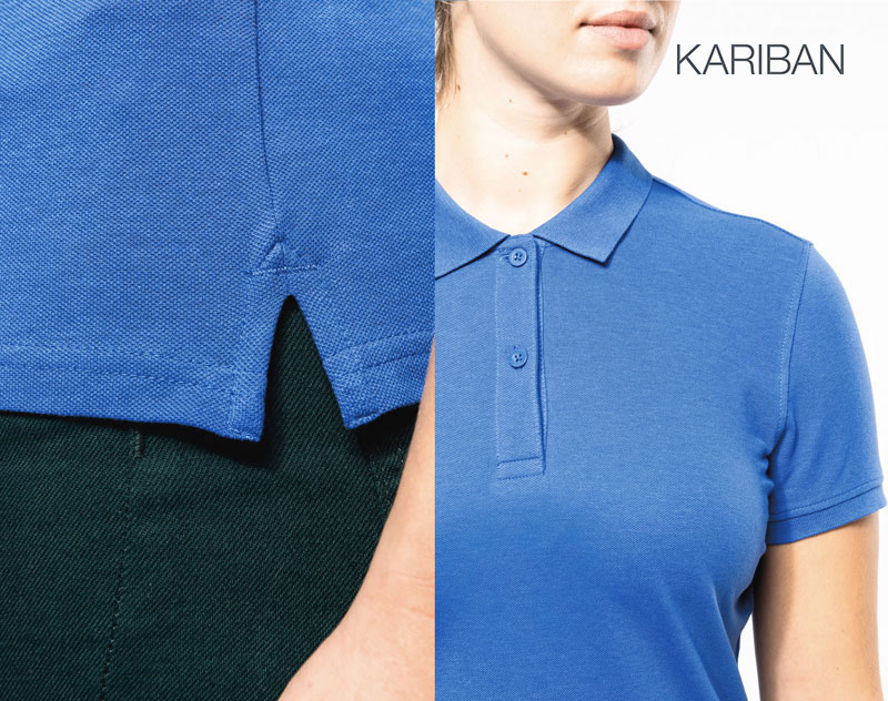Polo Piqué Bio Femme 180g 6