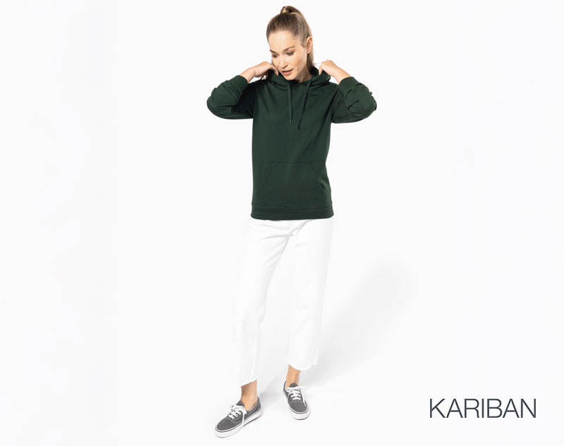 Sweat Recyclé à Capuche Unisexe 15