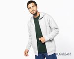Sweat Recyclé Zippé à Capuche Unisexe 6