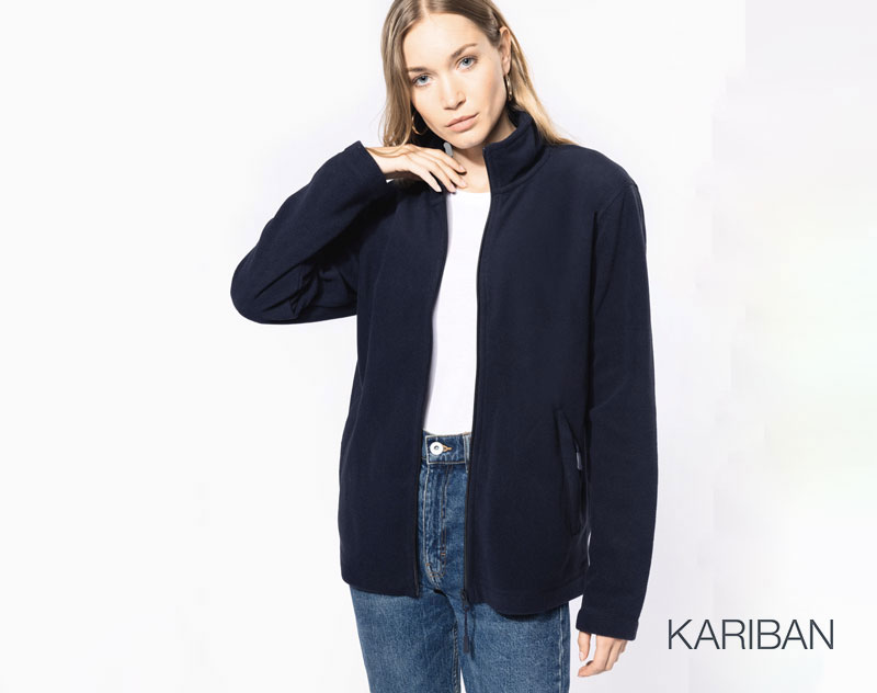 Veste Micropolaire Zippée Unisexe 6