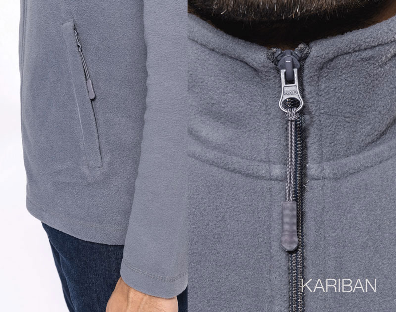 Veste Micropolaire Zippée Unisexe 11