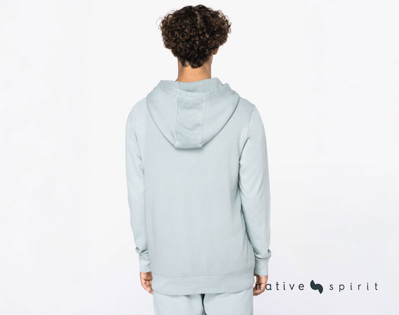 Sweat Ecoresponsable à Capuche Délavé French Terry Unisexe 5