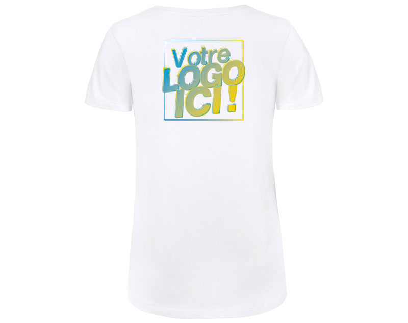 T-shirt Col V Femme Bio 2