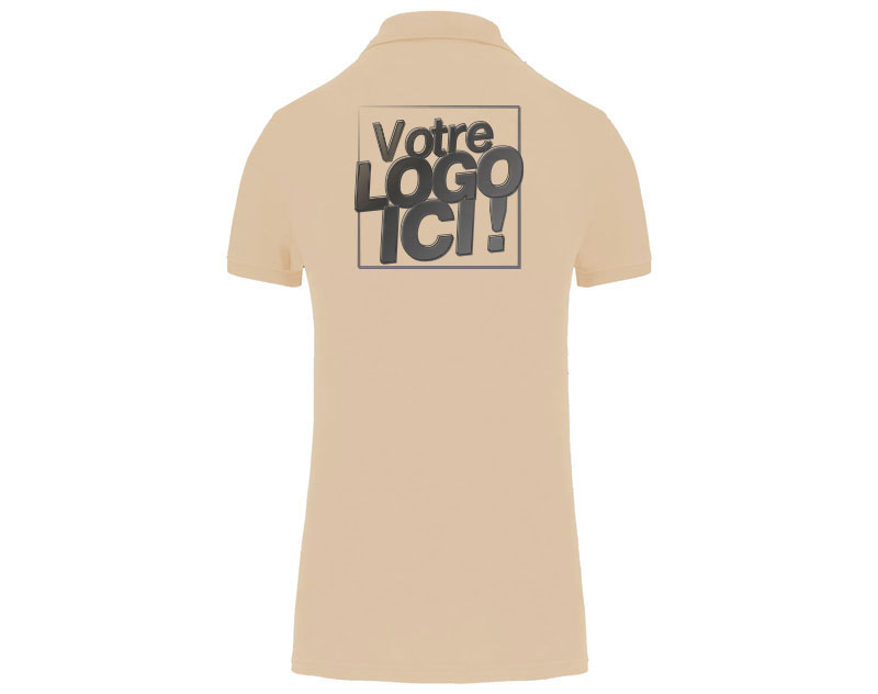 Polo Piqué Bio Femme 180g 2