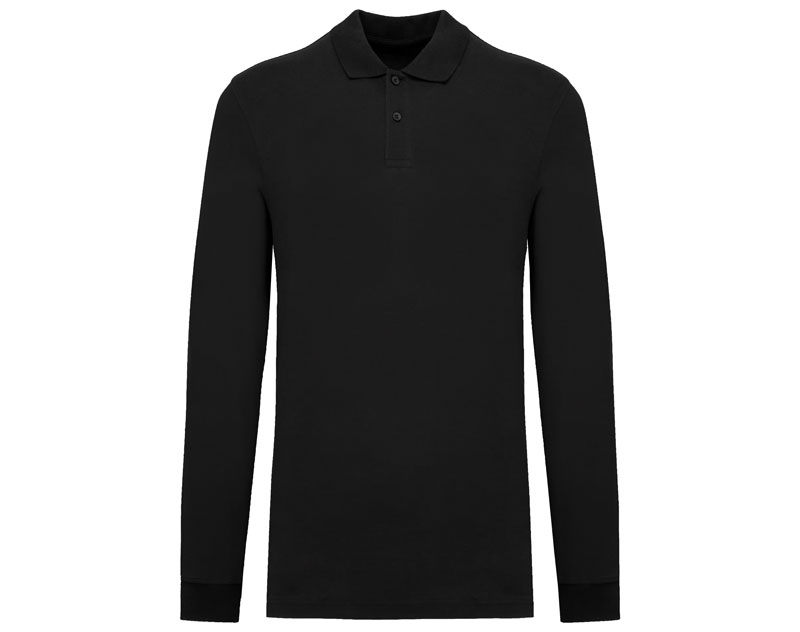 Polo Piqué Bio Homme manches longues 180g 15