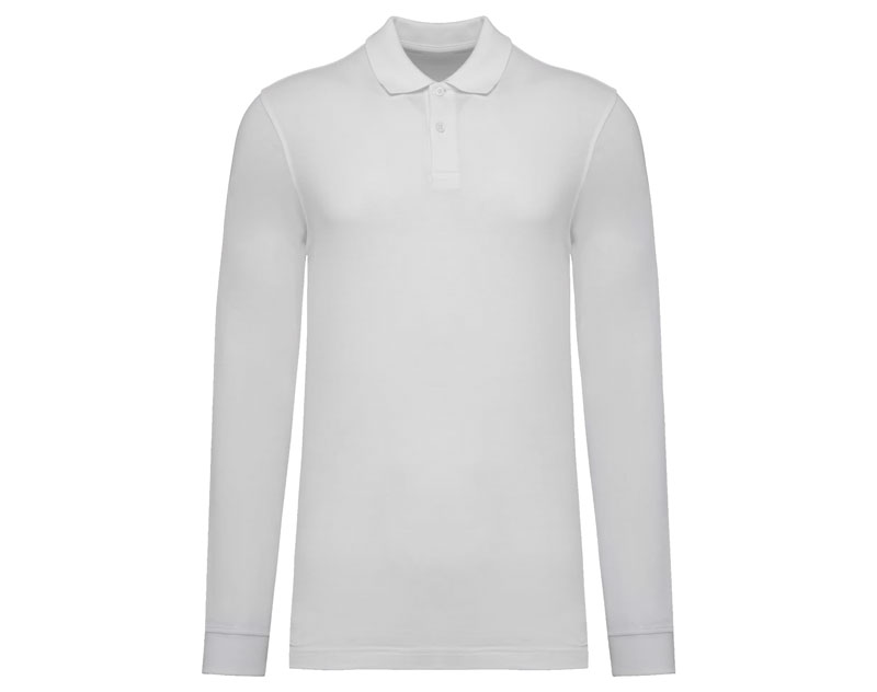 Polo Piqué Bio Homme manches longues 180g 14