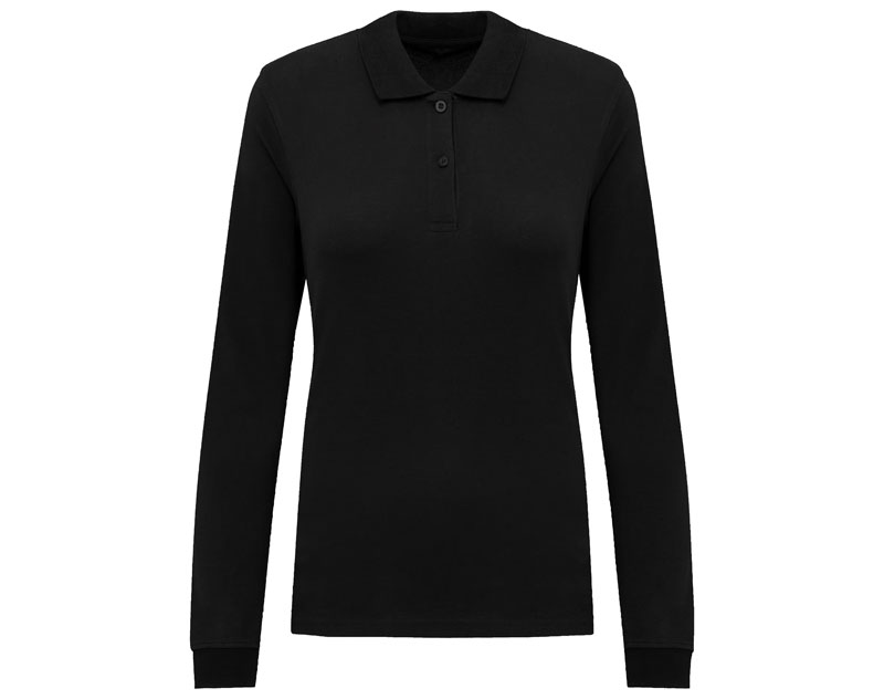 Polo Piqué Bio Femme manches longues 180g 14