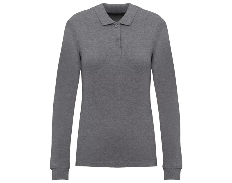 Polo Piqué Bio Femme manches longues 180g 13