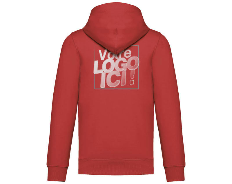 Sweat Recyclé Zippé à Capuche Unisexe 2