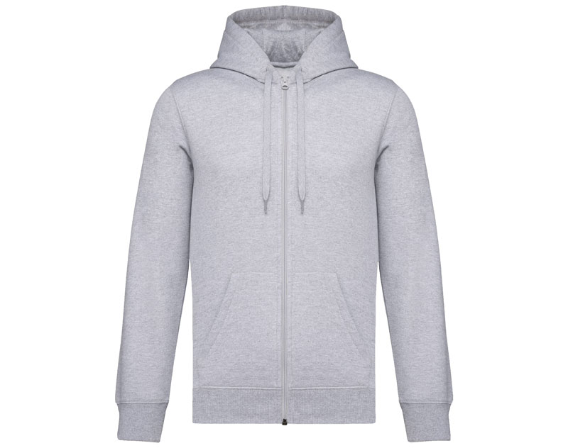 Sweat Recyclé Zippé à Capuche Unisexe 24