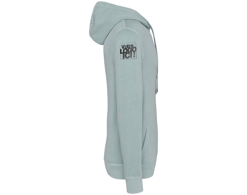 Sweat Ecoresponsable à Capuche Délavé French Terry Unisexe 3