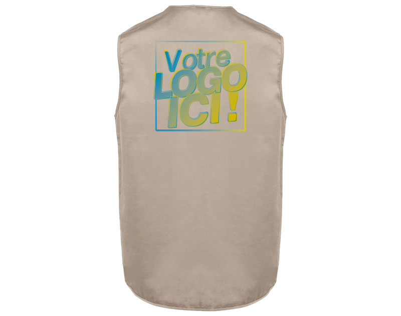 Gilet Multipoches Doublé Unisexe 2