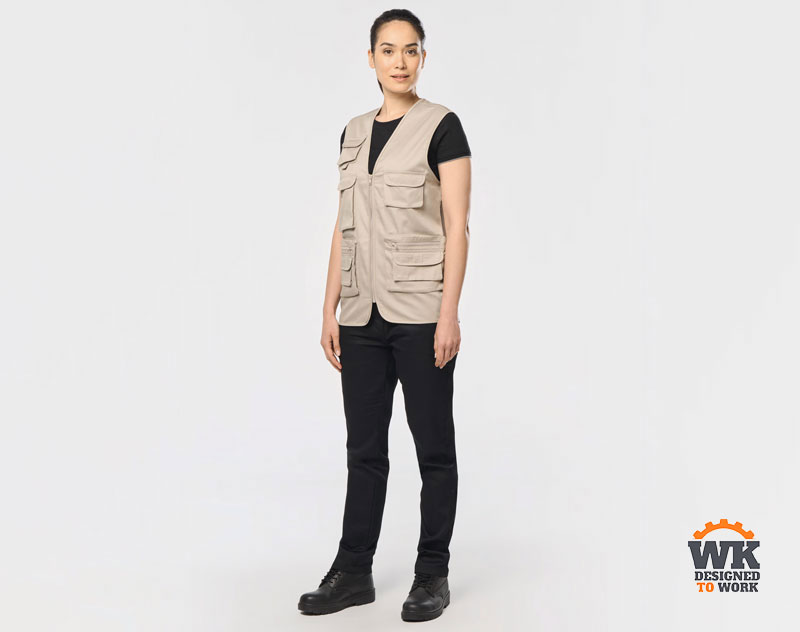 Gilet Multipoches Doublé Unisexe 7