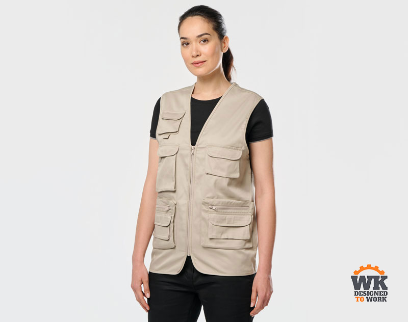 Gilet Multipoches Doublé Unisexe 8