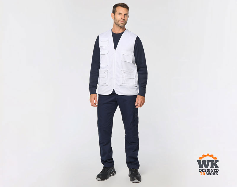 Gilet Multipoches Doublé Unisexe 18