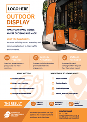 Outdoor Display A5 Flyer