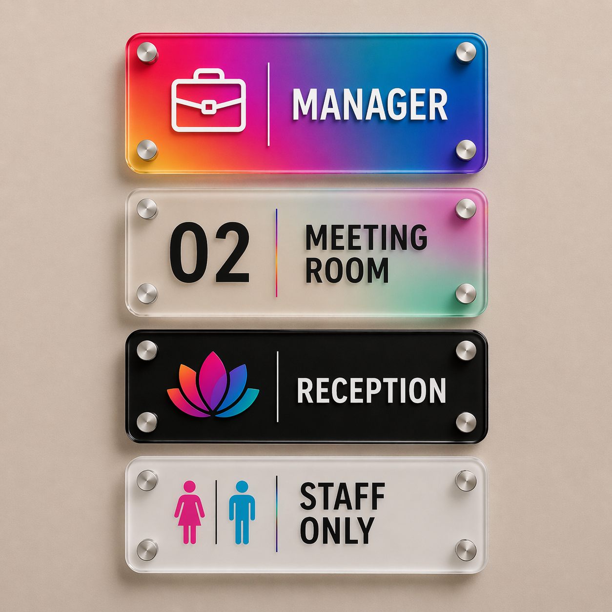 Acrylic Door Plaques