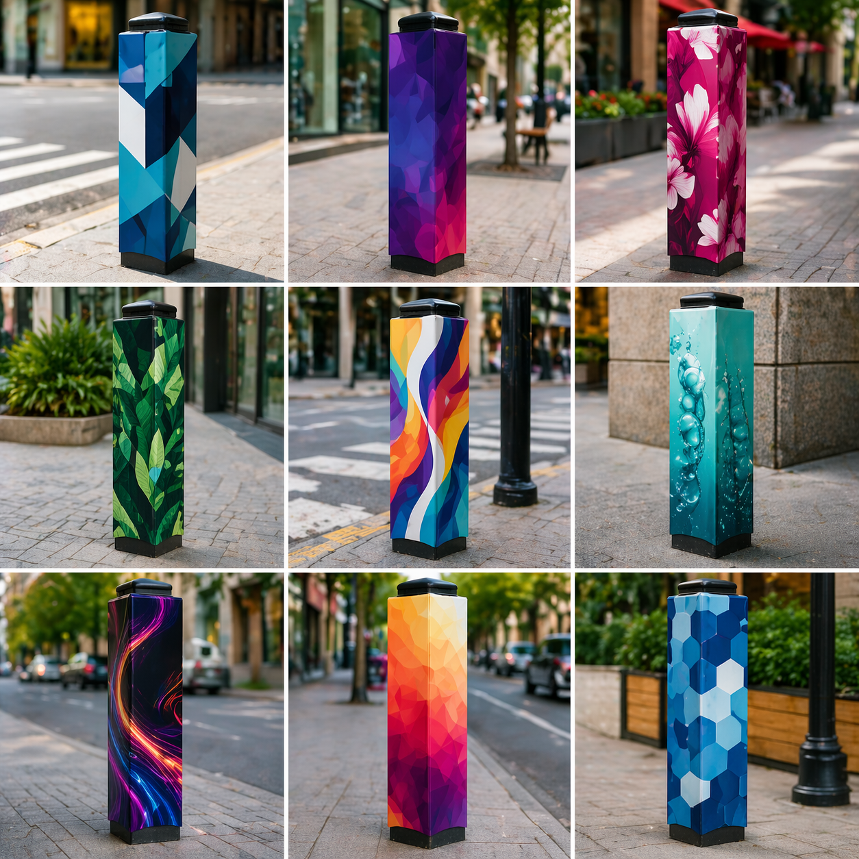 Corriboard Bollard Cover