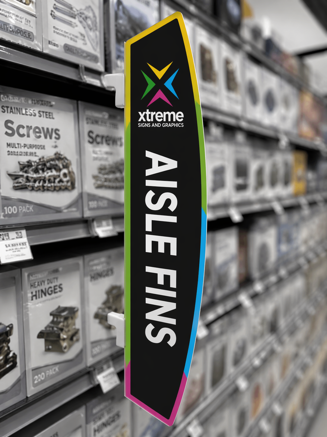 Retail Aisle Fins