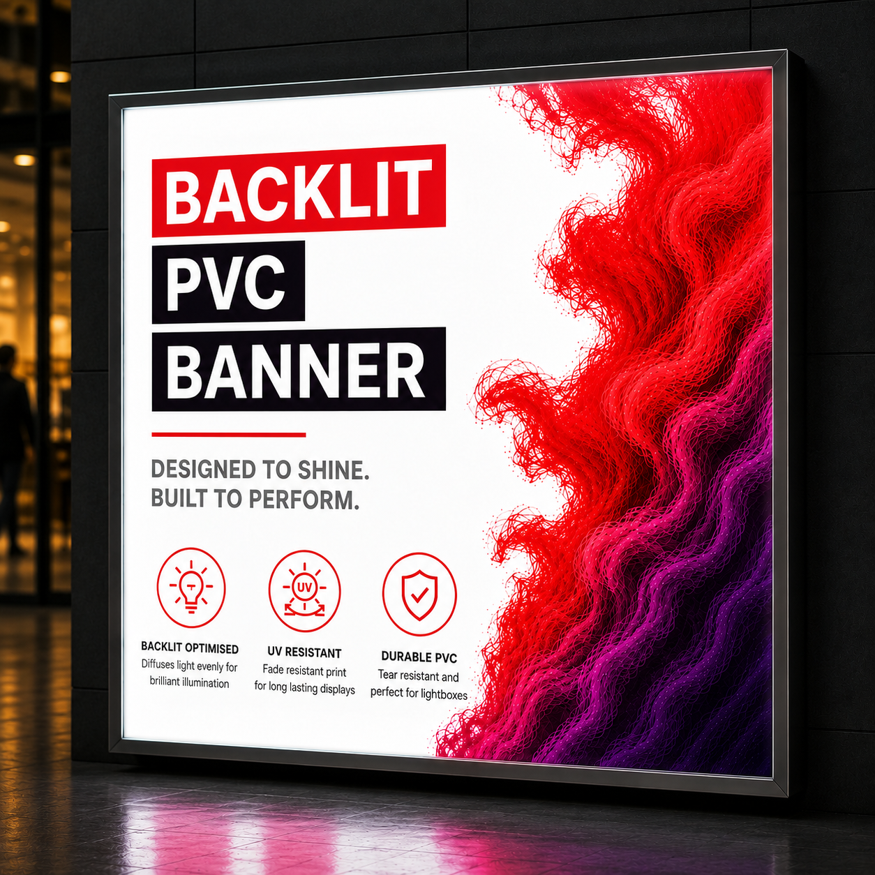 Banner Backlit Lightbox PVC