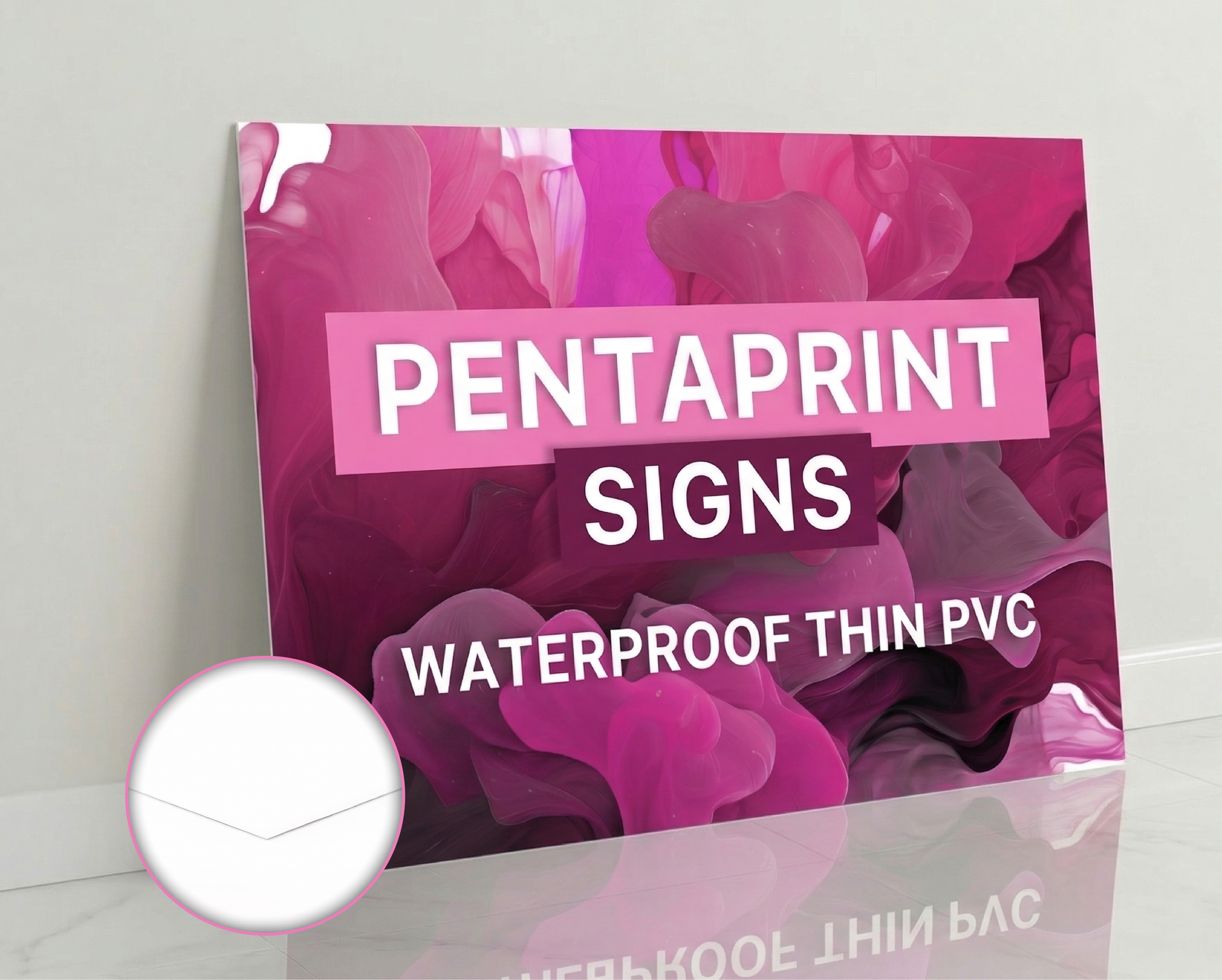 Penta Print Digital Vinyl, Laminate and Mount
