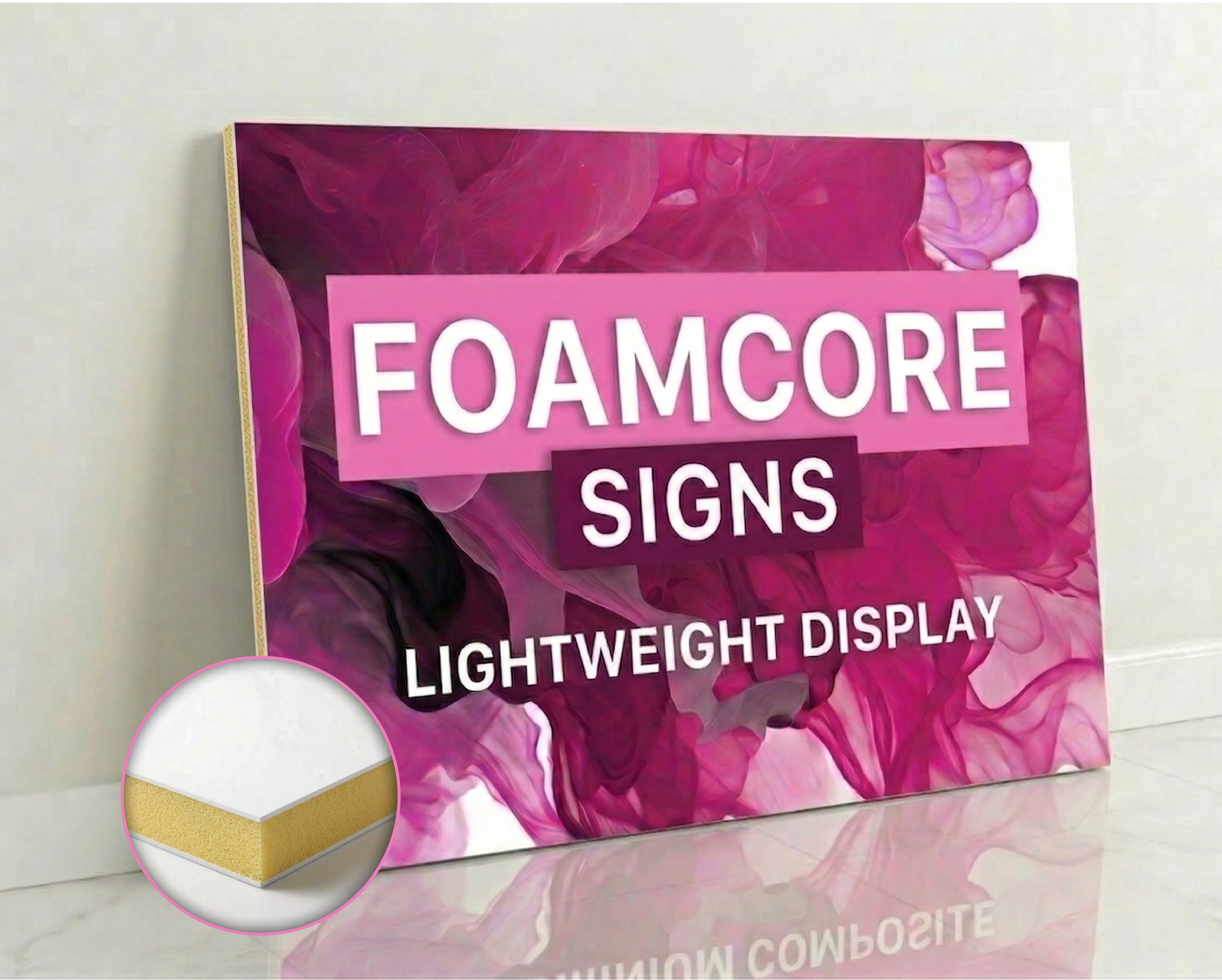 Foamcore UV GEL Vinyl and Mount