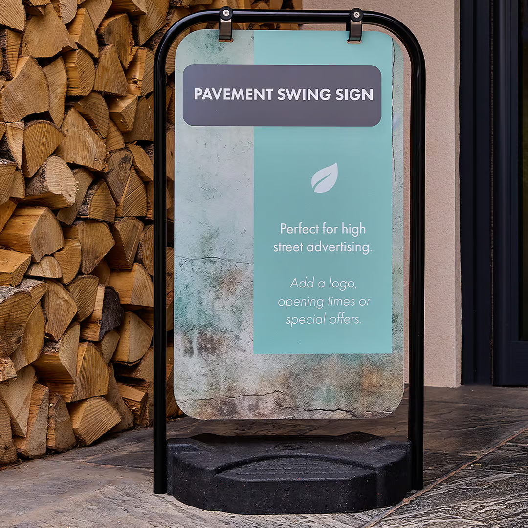 Pavement Swing Sign 1